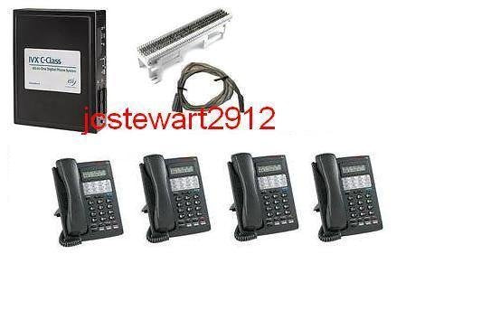 ESI C-CLASS PHONE SYSTEM W/ 4 ESI 24 KEY DFP TELEPHONES VOICE MAIL CALLER ID