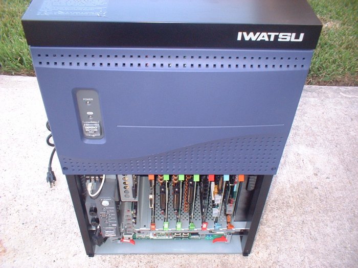 IWATSU OMEGA ADIX IX IX-CME KSU UNIT WITH POWER SUPPLY