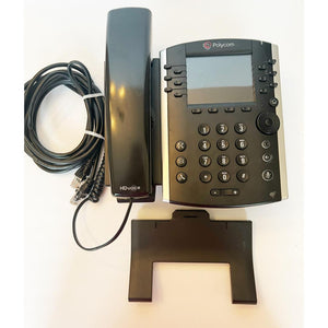 Polycom VVX 410 VOIP Telephone Business Desk IP POE Phone Used