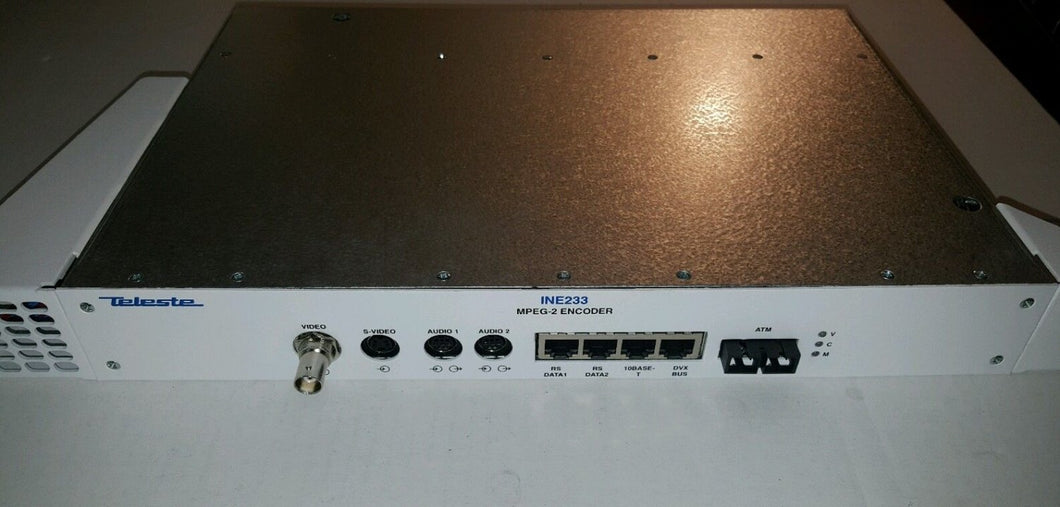 TELESTE INE233 MPEG-2 ENCODER 2X3 STM-1/OC-3 SINGLEMODE SHORT HAUL
