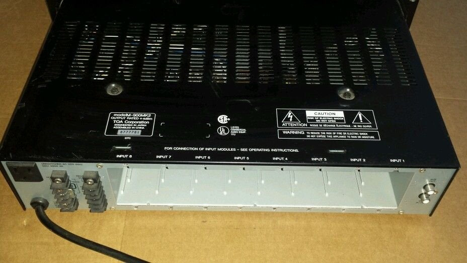 TOA 900 SERIES II AMPLIFIER M-900MK2 AMPLIFIER