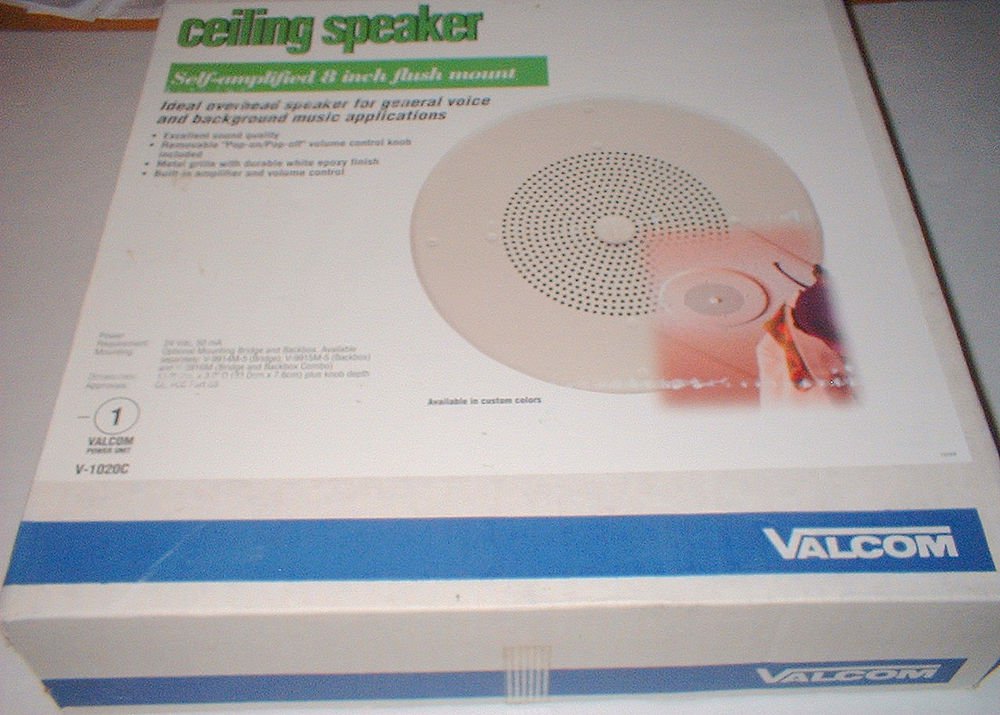 Valcom V-1020C Ceiling Speaker, 8