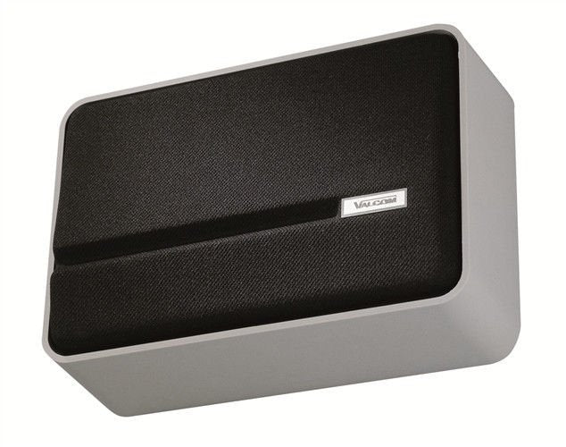 Valcom Vc-V-1042Bk 1 Watt 1 Way Uilt-In Volume Control Slimline Speaker - Black