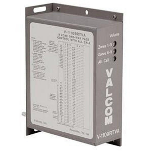 Valcom Vc-V-1109Rtva Page Control - 9 Zone 1Way