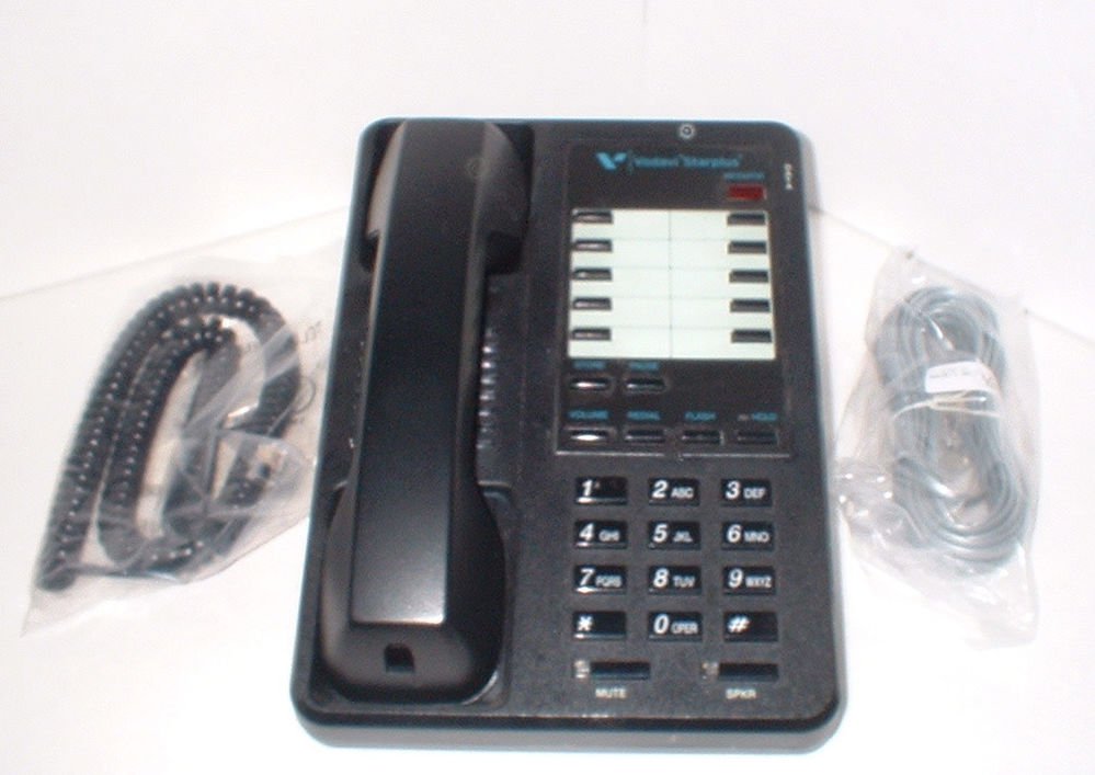 Vodavi StarPlus Single-Line Non-Display Speakerphone 2802-00 Black